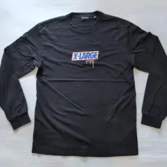 X-LARGE ロングスリーブTee ブラック M