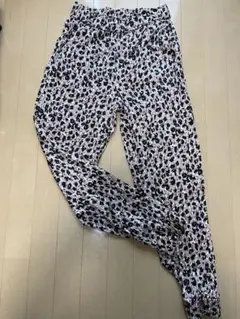 【値下げ】ZARAザラ　レオパード柄　パンツ　S ヒョウ　アニマル
