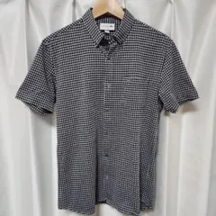 LACOSTE スリムフィット 半袖チェックシャツ