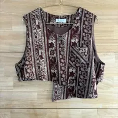 ヴィンテージ　変形ジレ　ベスト