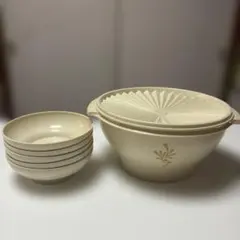 お値下げ❗️タッパーウエア デコレーターサラダボール&サービングボール5個セット