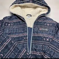 OUTDOOR 雪の結晶柄ジャケット Lサイズ
