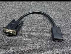 HDMI to VGA アダプタ　HDMI メス to VGA オス単方向伝送