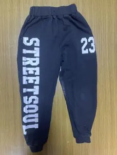 スウェットパンツ　ボトムス　ブラック　120 ロゴ