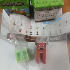 Minecraft プラスチック　フィギュア 2個セット