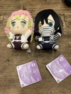 鬼滅の刃　伊黒小芭内　甘露寺蜜璃　ゆらふわぬいぐるみ　刀鍛冶の里　ポップアップ 鬼滅の刃 伊黒小芭内＆甘露寺蜜璃ゆらふわぬいぐるみ 刀鍛冶の里