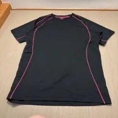 VISION QUEST 半袖Tシャツ ブラック ピンク Mサイズ A1番のサムネイル