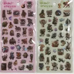 C96 イタリアンブレインロット　3D ぷくぷくシール　2枚セット