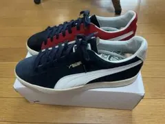 Puma Basket Mid VTG 26cmホワイト／グリーン - メルカリ