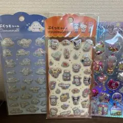 ぷくっとシール　シナモロール　サンリオ