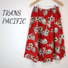 TRANS PACIFIC キュロット スカパン 柄物 花柄 ボダニカル