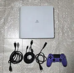 PS4本体 500GBグレイシャー・ホワイト　コントローラ付