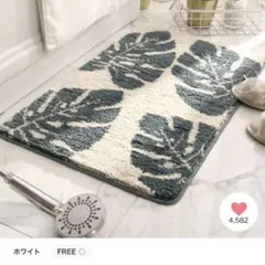aimoha ボタニカルミニラグマット①/玄関マット/ラグマットのサムネイル