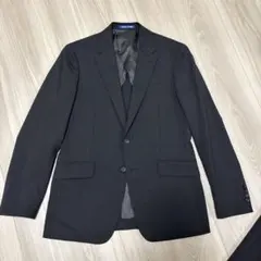 PERSON'S FOR MEN 黒 ストライプ 上下セット　2パンツ
