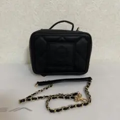 Rady キルティングバニティショルダーバッグ ブラックチェーン2way