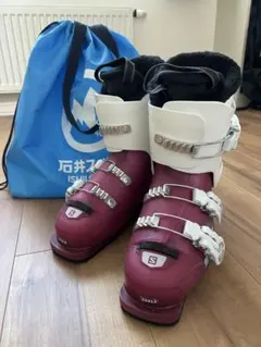 ぴこSALOMON スキー靴 24.0 ホワイト➕中古ブーツケース 8376842_l.jpg