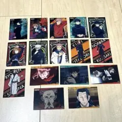 呪術廻戦 トレーディングカード クリアカード 16枚 虎杖 伏黒 釘崎 狗巻