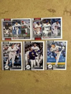 j*様 Topps 75周年 大谷翔平 山本由伸 5枚セット ドジャース インサ