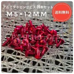 アルミタッピングビス M5×12mm 20本セット ワンポイント おしゃれバイクのサムネイル