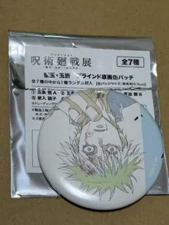 アニメーション 呪術廻戦展 懐玉・玉折 原画缶バッチ　五条悟B