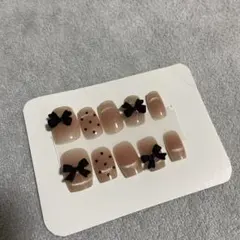 ベージュ系ネイルチップ 10個入り