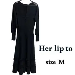 Her lip to 長袖ワンピース M ✨美品✨