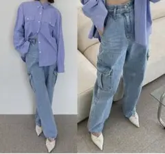 THE FRANKIE SHOP フランキーショップデニム パンツ The Frankie Shop(フランキーショップ) デニム・ジーパン
