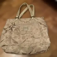 COACH シグネチャー トートバッグ ベージュのサムネイル