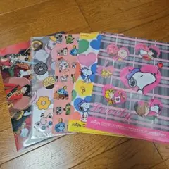 スヌーピー ラブリークリアファイル 5枚セット