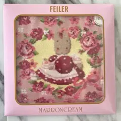 【新品未使用】フェイラー サンリオコラボハンカチ マロンクリーム