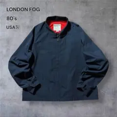 1751】80年代USA製LONDON FOGハリントンジャケット短丈ノームコア