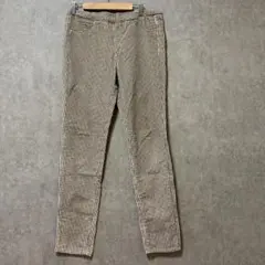 ゴールデンベア(M)スキニーパンツ＊千鳥格子＊チェック＊伸縮性＊スリムフィット