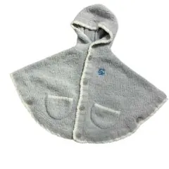 Kashwere カシウェア　ベビーポンチョ　水色