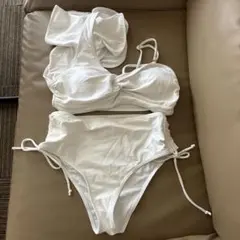 セパレート水着 ビキニ ホワイト Sのサムネイル