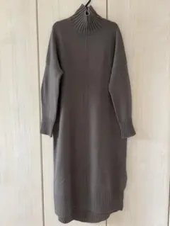 タートルネックワンピース ロングワンピース