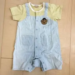 petit main ロンパース 80cm 男の子　ベビー服　半袖