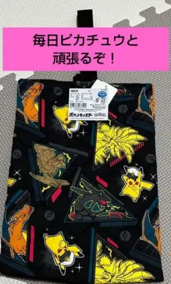 日本製【即・匿名発送】　ポケモン　ピカチュウ シューズバッグ　上履き袋　入園
