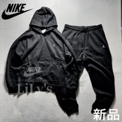 【ＸＬサイズ】JORDAN上下セットアップ　ブラック黒　定価18,700円　新品