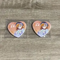 ラブライブ！ ハート型缶バッジ 渡辺曜 高海千歌 - メルカリ