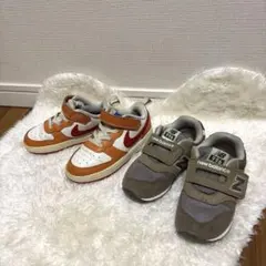 入園【NIKE ・new balance】キッズスニーカー 2足15cm男女兼用
