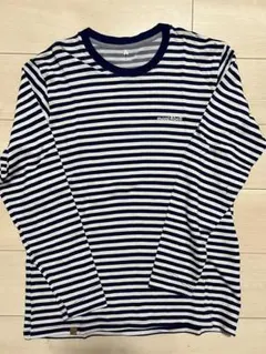 モンベル　メリノウールプラスボーダーロングスリーブT Men's L