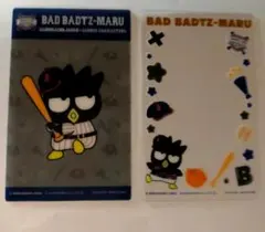 侍ジャパン✖サンリオキャラクター　クリアカード　BAD BADTZ-MARU