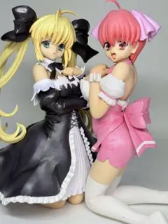 キャラアニ　こはるびより ゆい(ブラック)&みのり(ピンク)2体セット