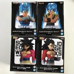 ドラゴンボール サイヤ人4孫悟空 ベジータ ゴジータ ベジット フィギュア
