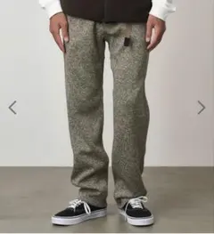未使用 GRAMICCIグラミチ ニットフリース パンツ　Sサイズ