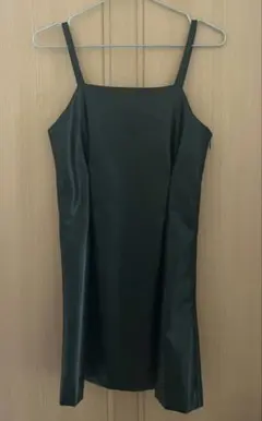 GRL フェイクレザー キャミワンピース