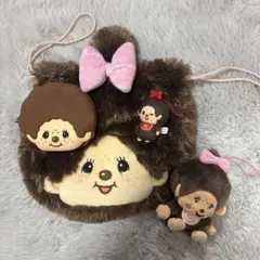 モンチッチ セット ぬいぐるみ ポーチ キーホルダー