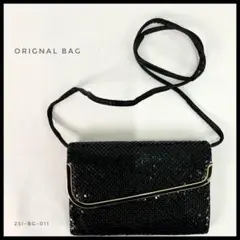 大人エレガント ORIGINAL BAG ブラック ゴールド クラッチバッグ