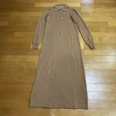 SLOANE 14G天竺 メリノウール ポロワンピース　ニットワンピース　美品