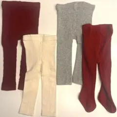 レギンス　タイツ　ベビー　70〜80cm　4点セット　ユニクロ　他